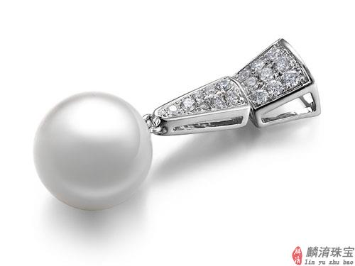 【天生丽质】 白18K金女士吊坠