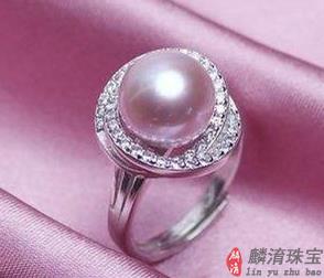 》》点击进入【众星伴月】 天然大溪地黑珍珠戒指