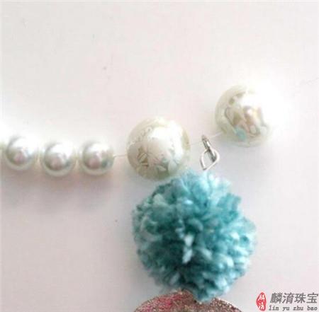 时尚珍珠项链制作图解美丽珍珠项链制作教程插图9