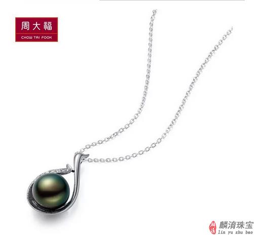 周大福黑珍珠项链多少钱