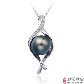 周大福黑珍珠项链多少钱插图2